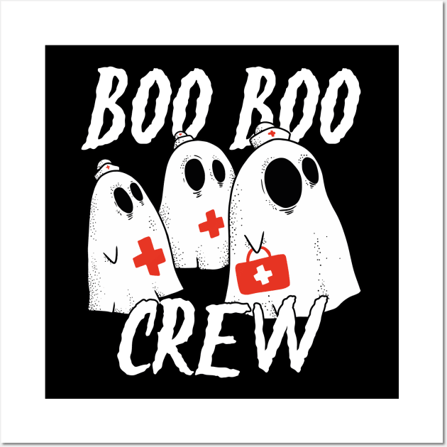 Boo Boo Crew	Halloween Wall Art by uncommontee